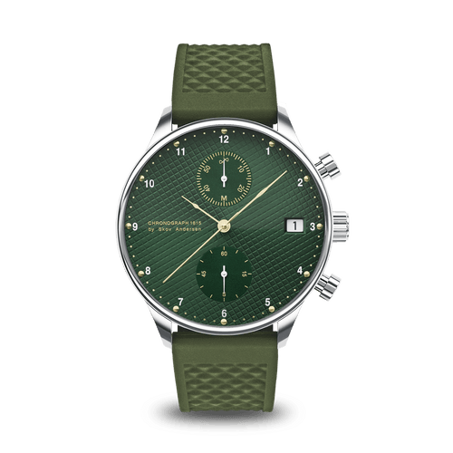 1815 Chronograph, Steel / Green Turtle | 日本までの配送無料