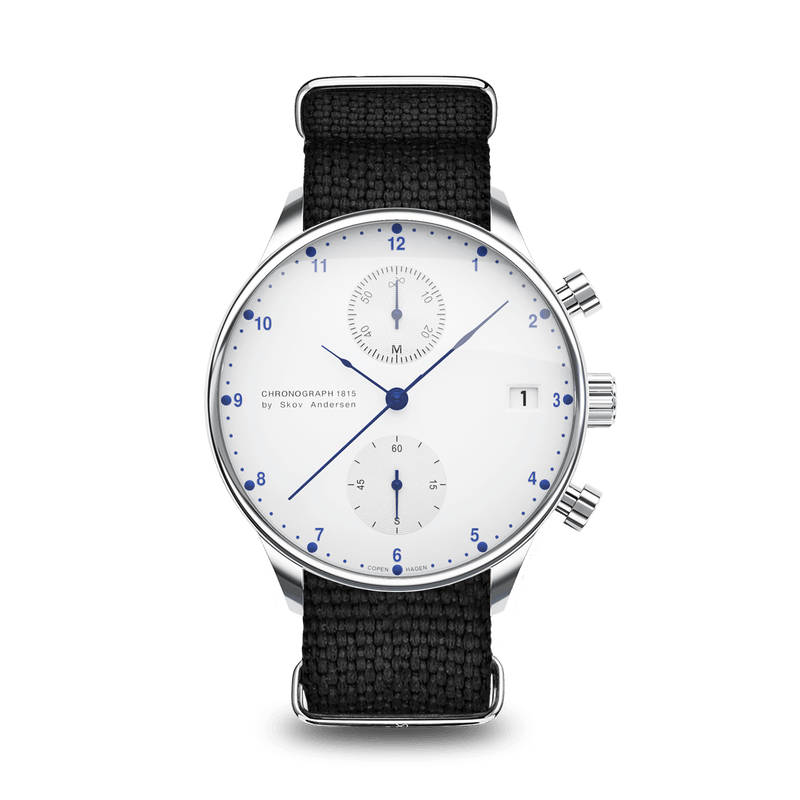 1815 Chronograph, Steel / White