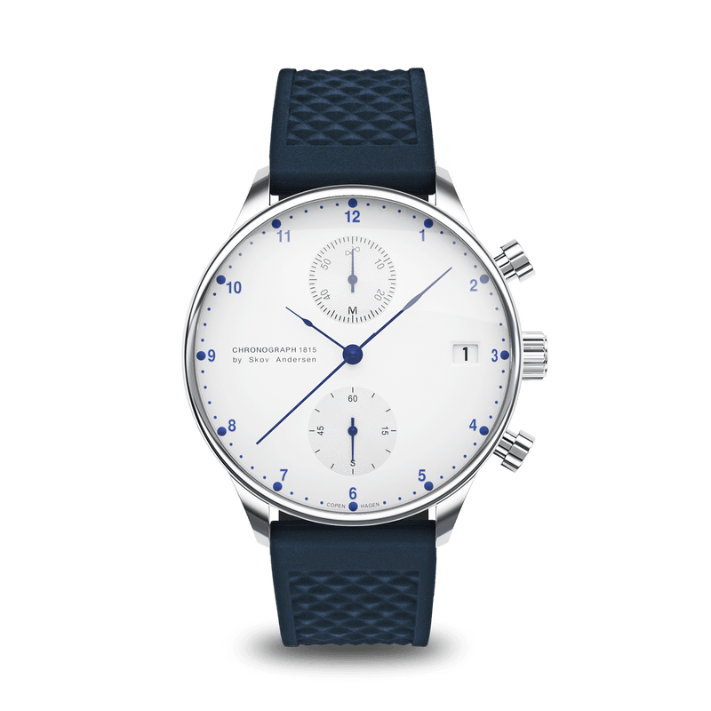 1815 Chronograph, Steel / White