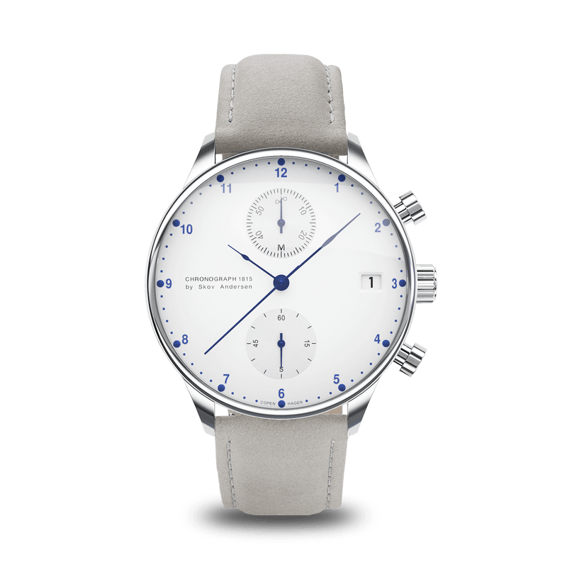 1815 Chronograph, Steel / White