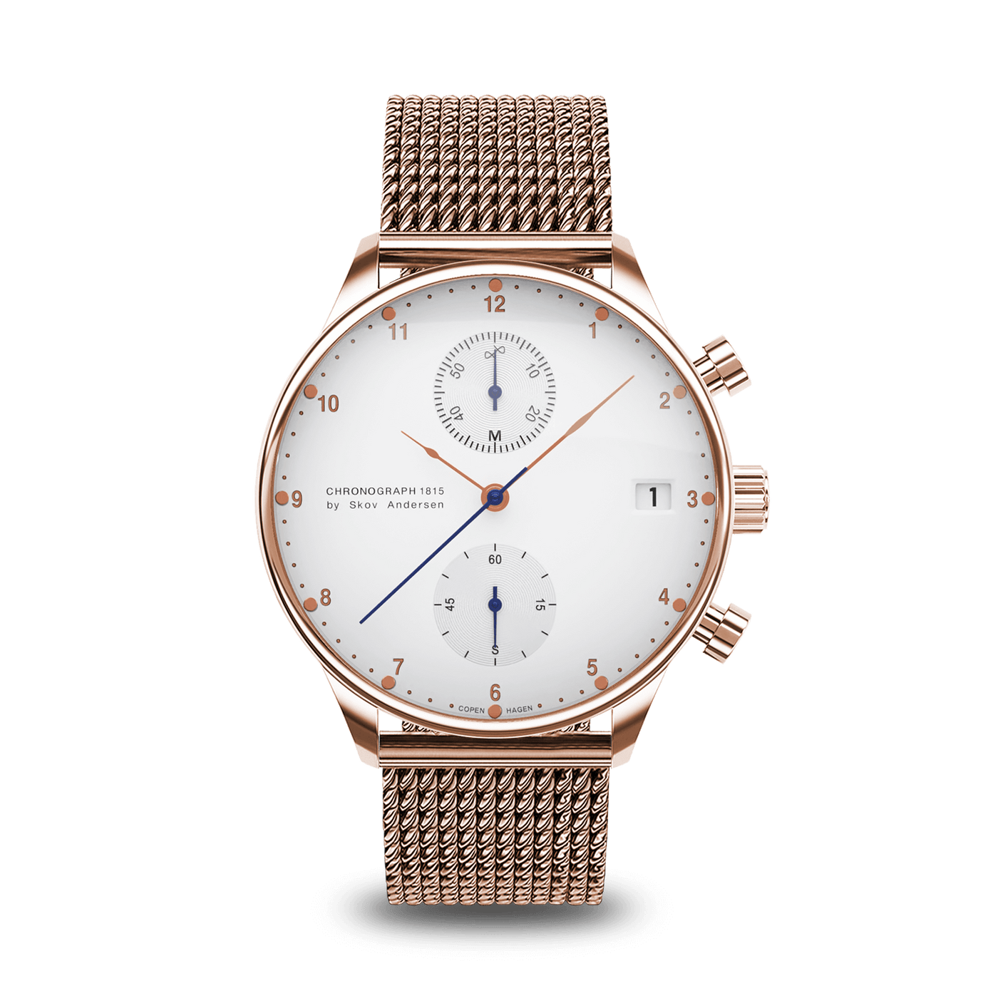 1815 Chronograph, Rose Gold / White | 日本までの配送無料