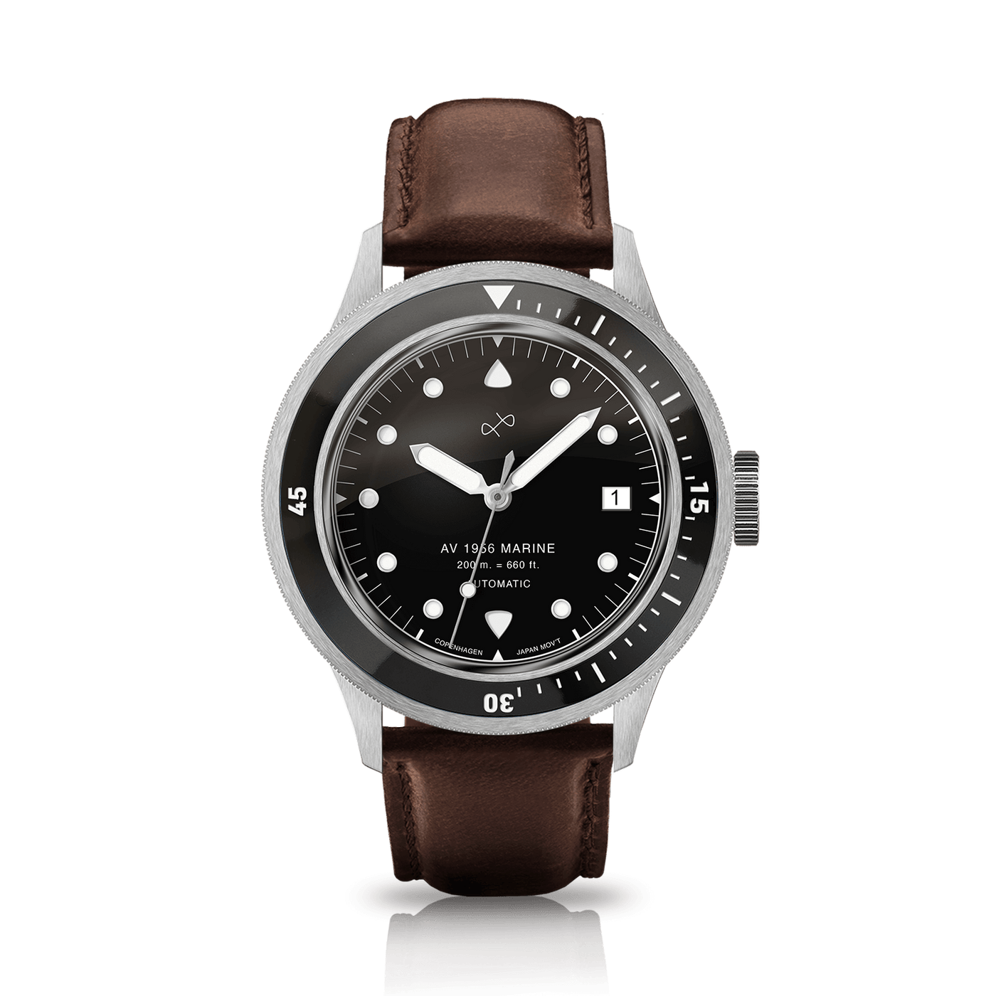 1956 Marine Automatic, Steel / Black | 日本までの配送無料