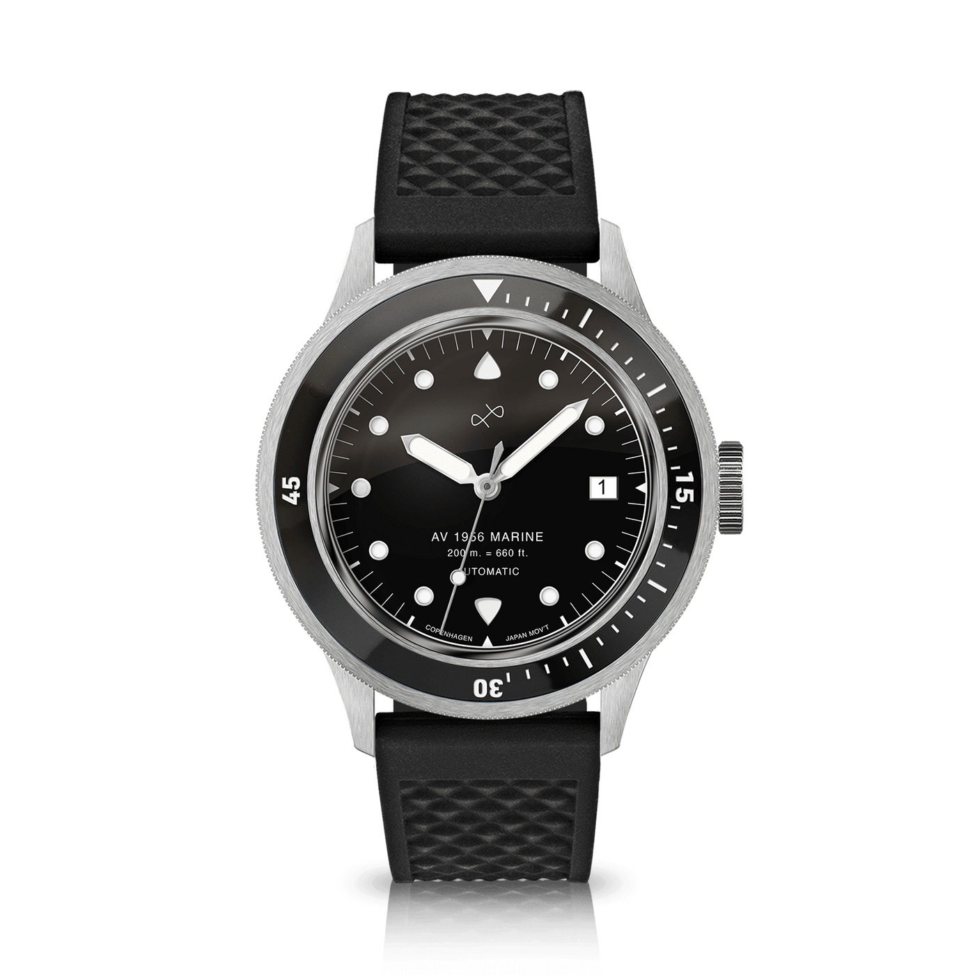 1956 Marine Automatic, Steel / Black | 日本までの配送無料