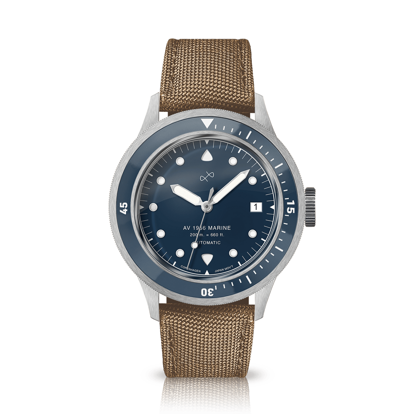 1956 Marine Automatic, Steel / Blue | 日本までの配送無料