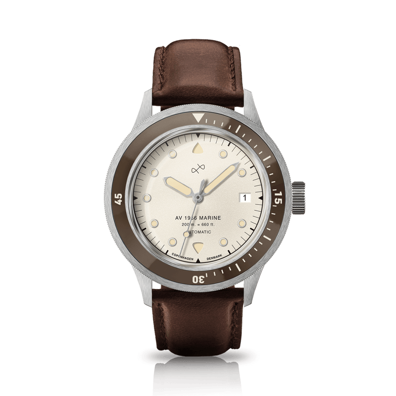 1956 Marine Automatic, Steel / Coffee & Cream