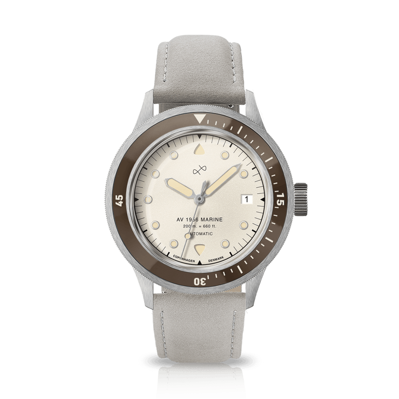 1956 Marine Automatic, Steel / Coffee & Cream