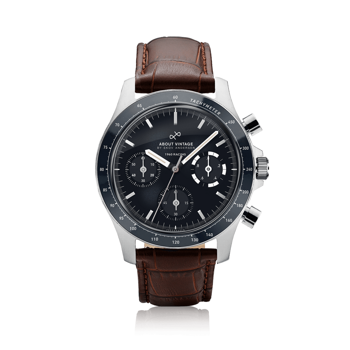 1960 Racing Chronograph, Steel / Midnight Blue | 日本までの配送無料