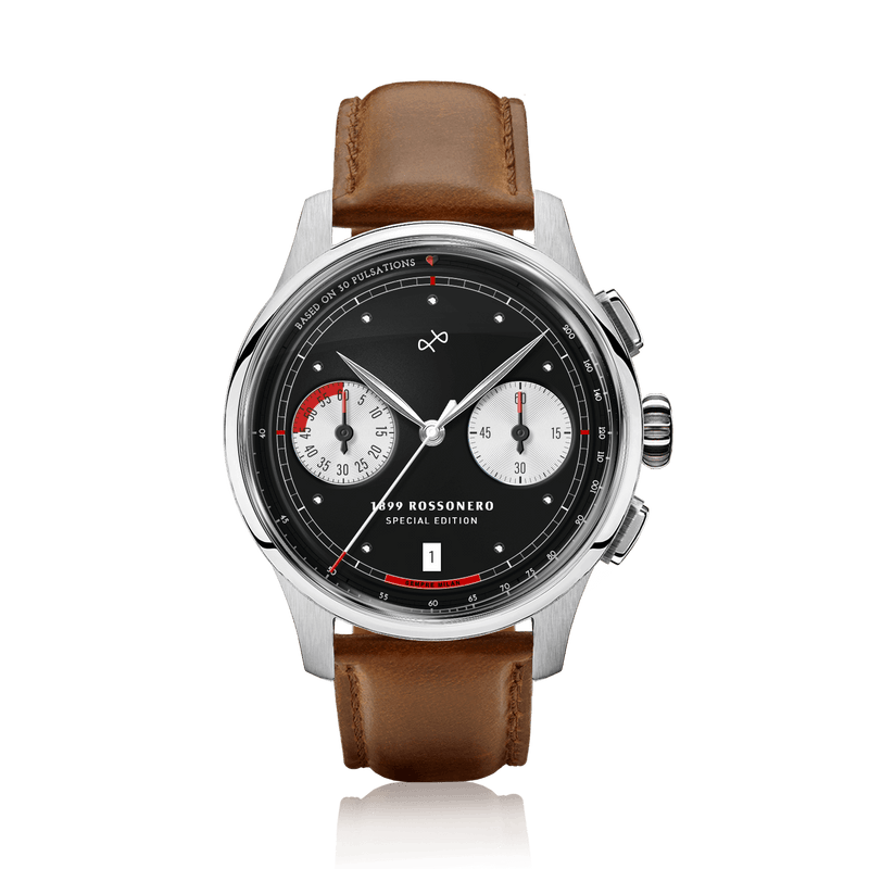 1899 Rossonero Chronograph, Steel / Black