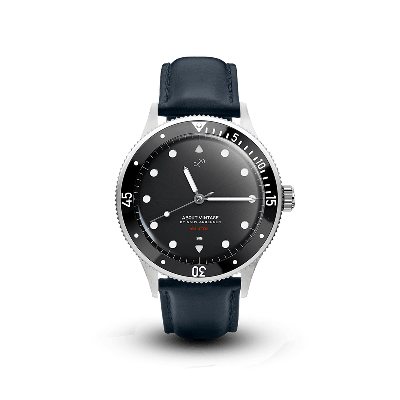 1926 At'sea, Steel / Black – 36mm