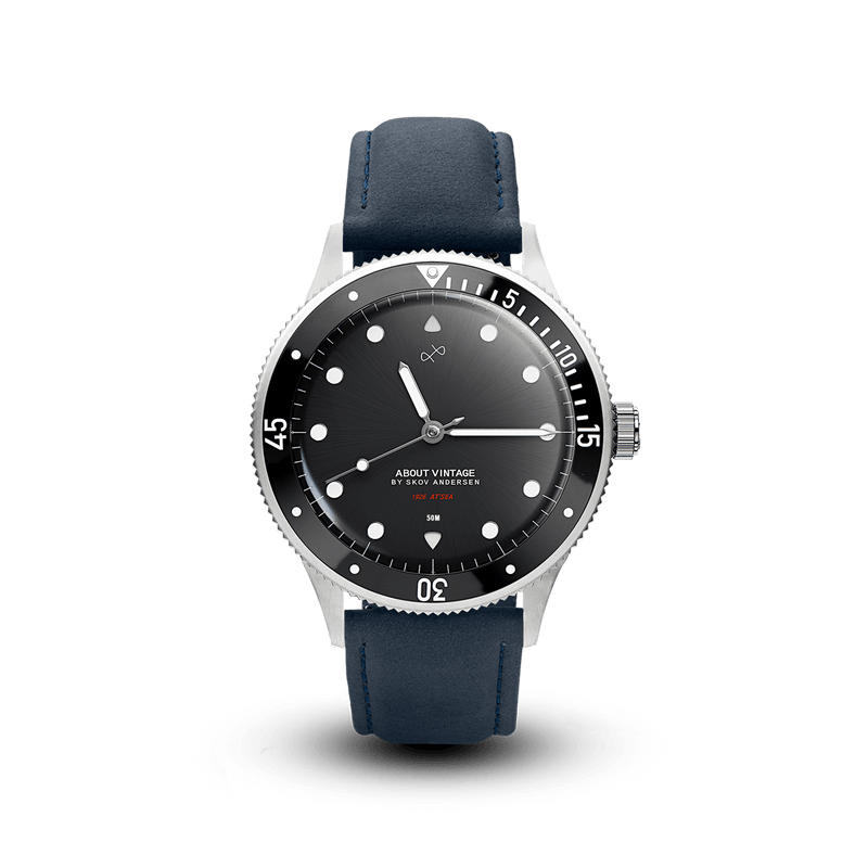 1926 At'sea, Steel / Black – 36mm