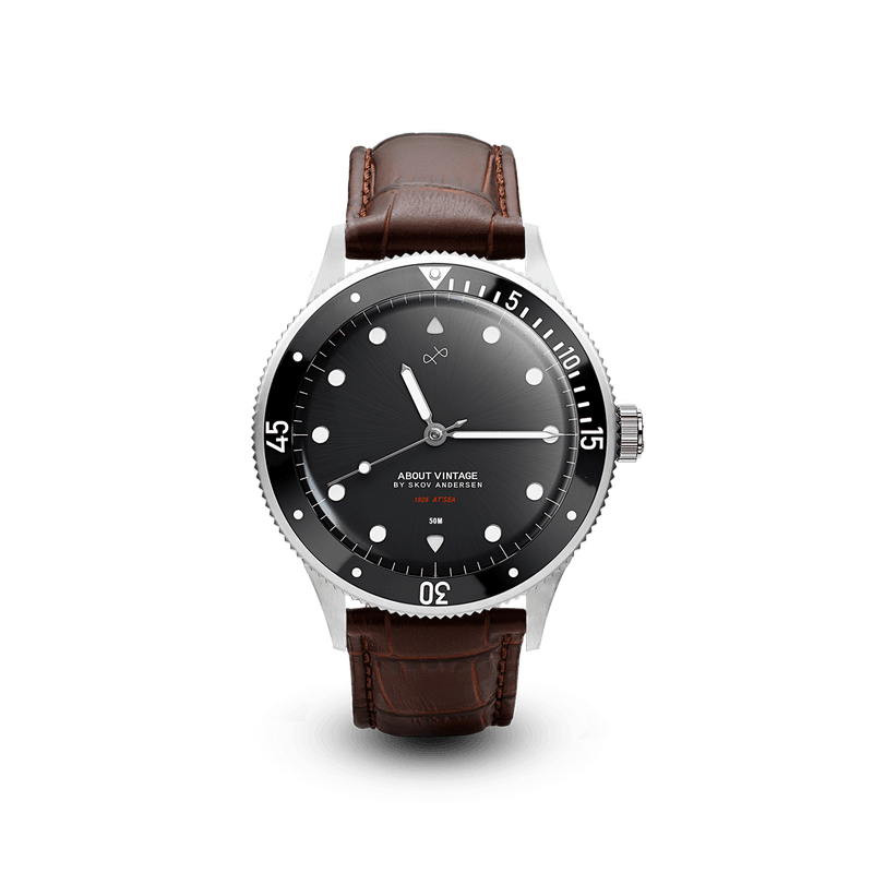 1926 At'sea, Steel / Black – 36mm