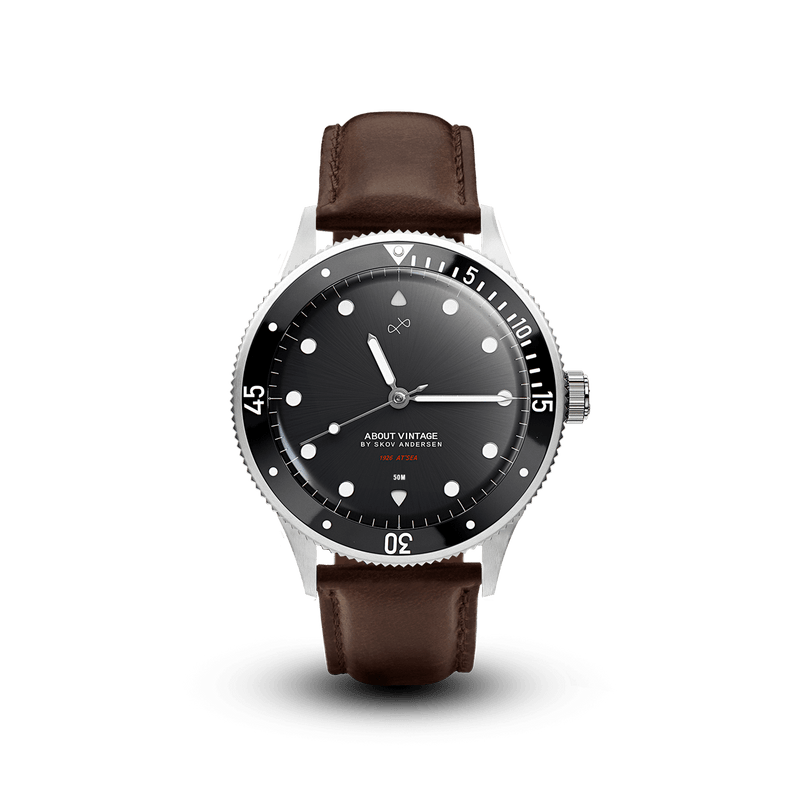 1926 At'sea, Steel / Black – 36mm