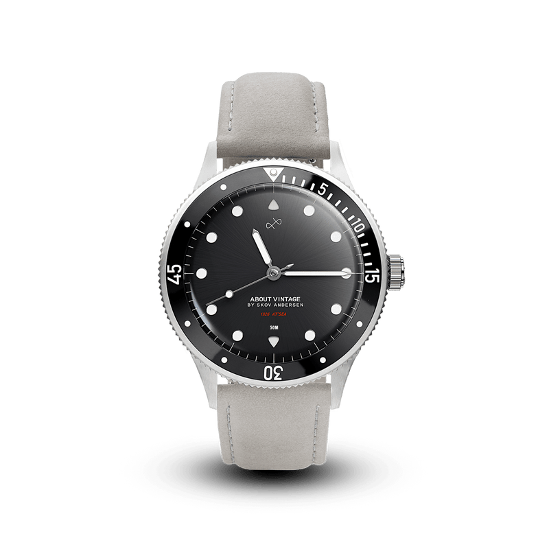 1926 At'sea, Steel / Black – 36mm