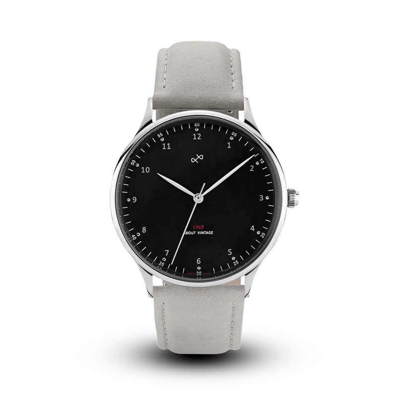 1969 Vintage, Steel / Black – 36mm